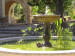 Fountain & entrance porch